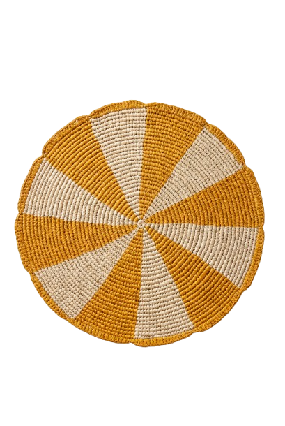 Pio Yellow Rosette Placemat