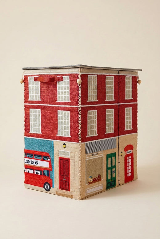 Coffre de rangement raphia – Maison Londres