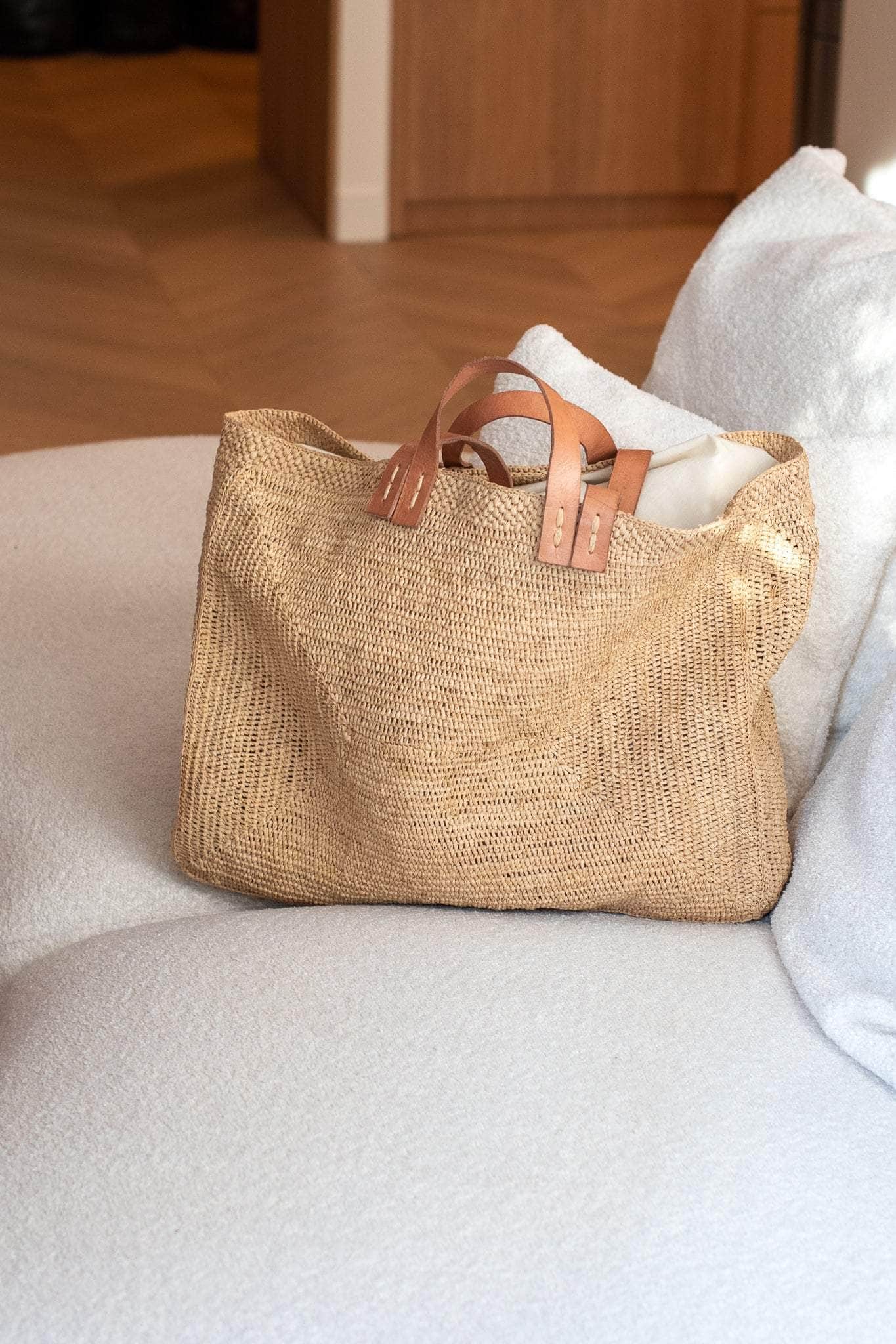 Grand Panier Chloé - panier vacances fait main Madagascar