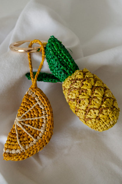 Porte clés citron