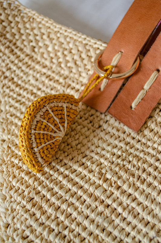 Porte clés citron