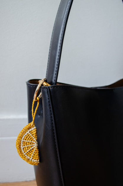 Porte clés citron