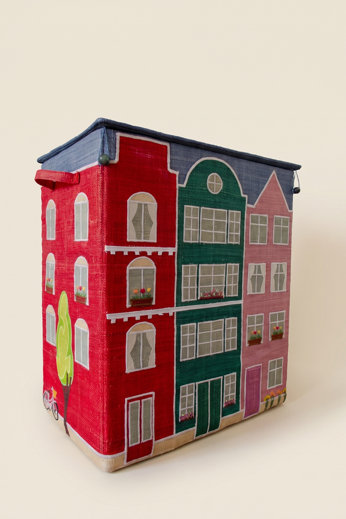 Coffre de rangement raphia – Maison Amsterdam