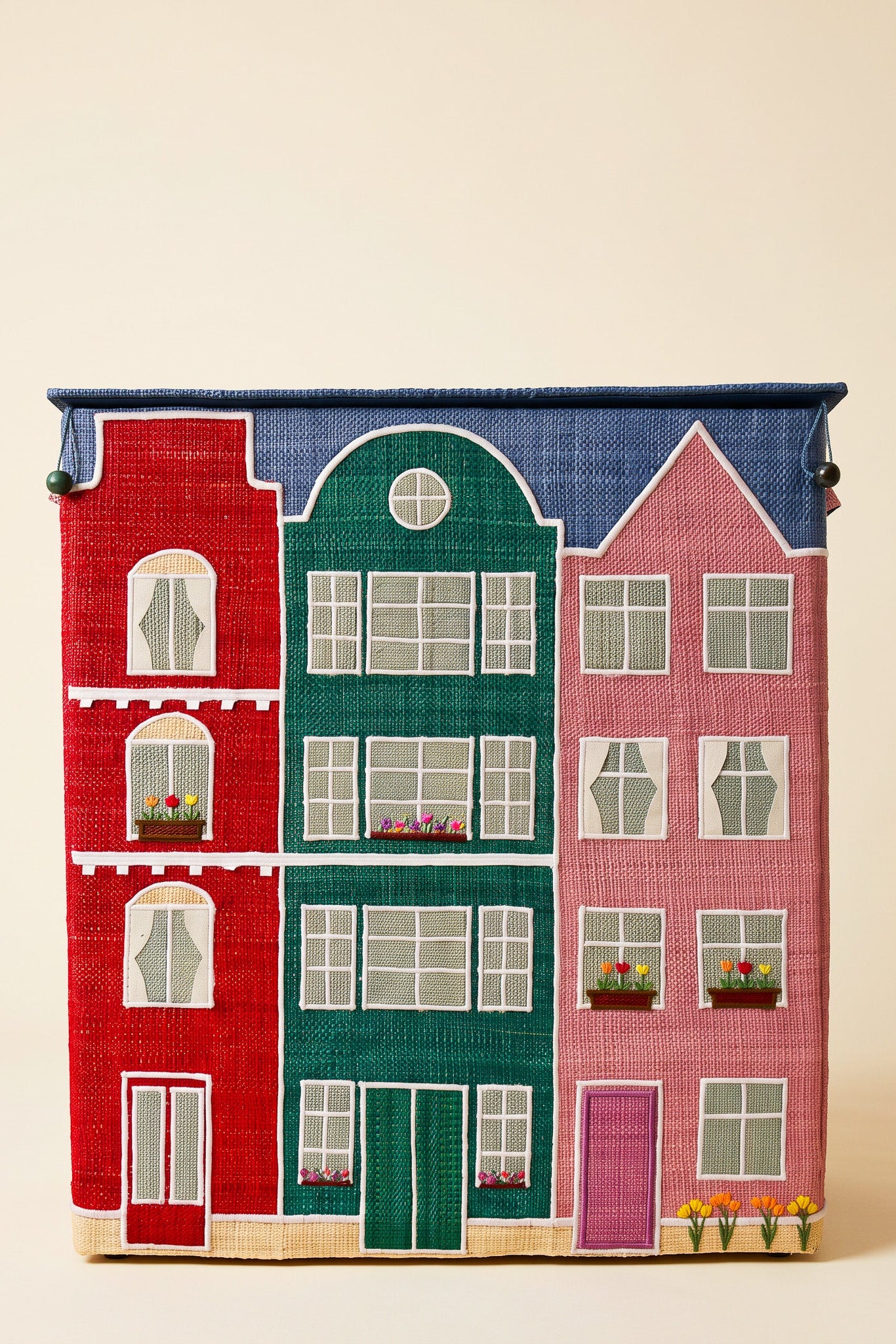 Coffre de rangement raphia – Maison Amsterdam