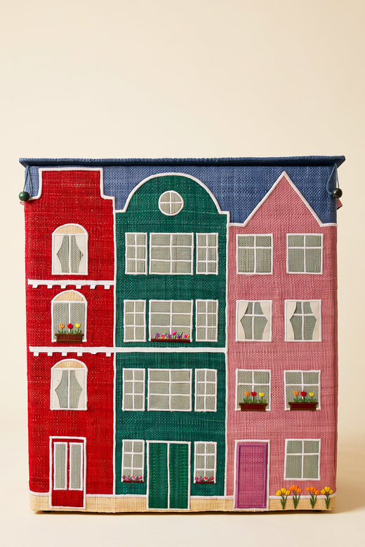 Coffre de rangement raphia – Maison Amsterdam