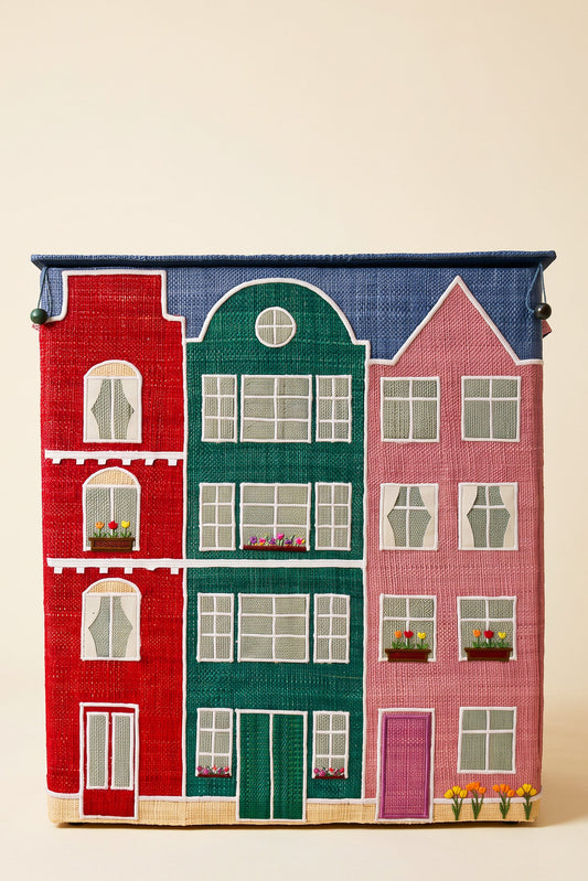 Coffre de rangement raphia – Maison Amsterdam