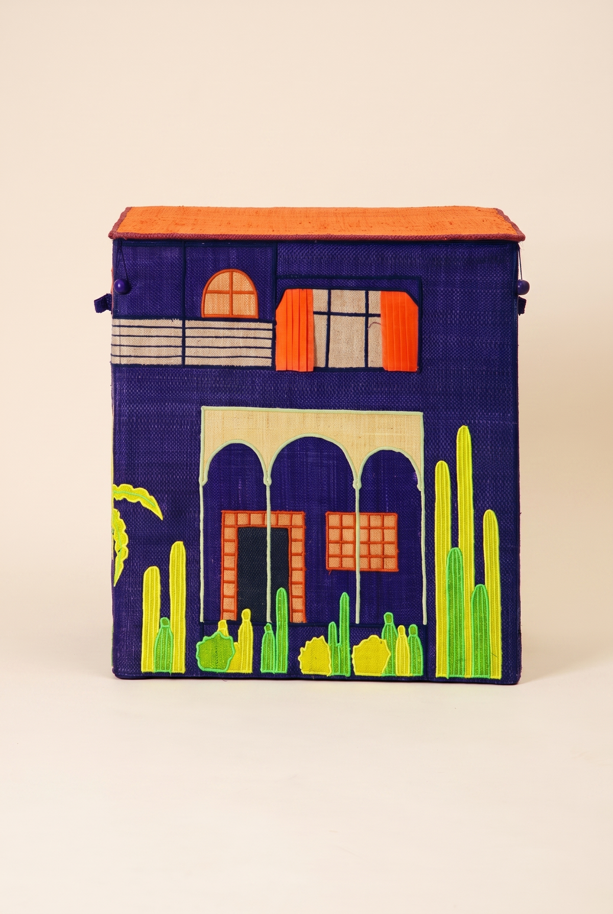 Coffre de rangement raphia – Maison Mexico