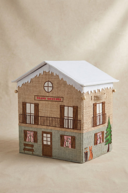 Chalet Crans Montana - chalet rangement enfant raphia Poumpoum Kids