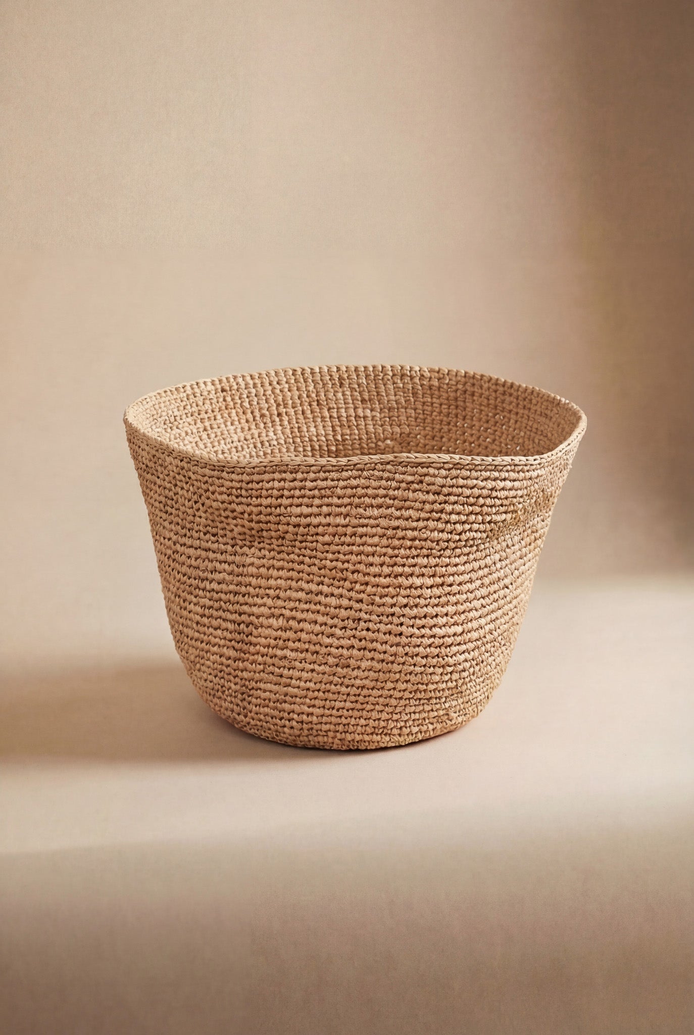 Petit Panier Léo Naturel - sac raphia été chic Poumpoum Kids