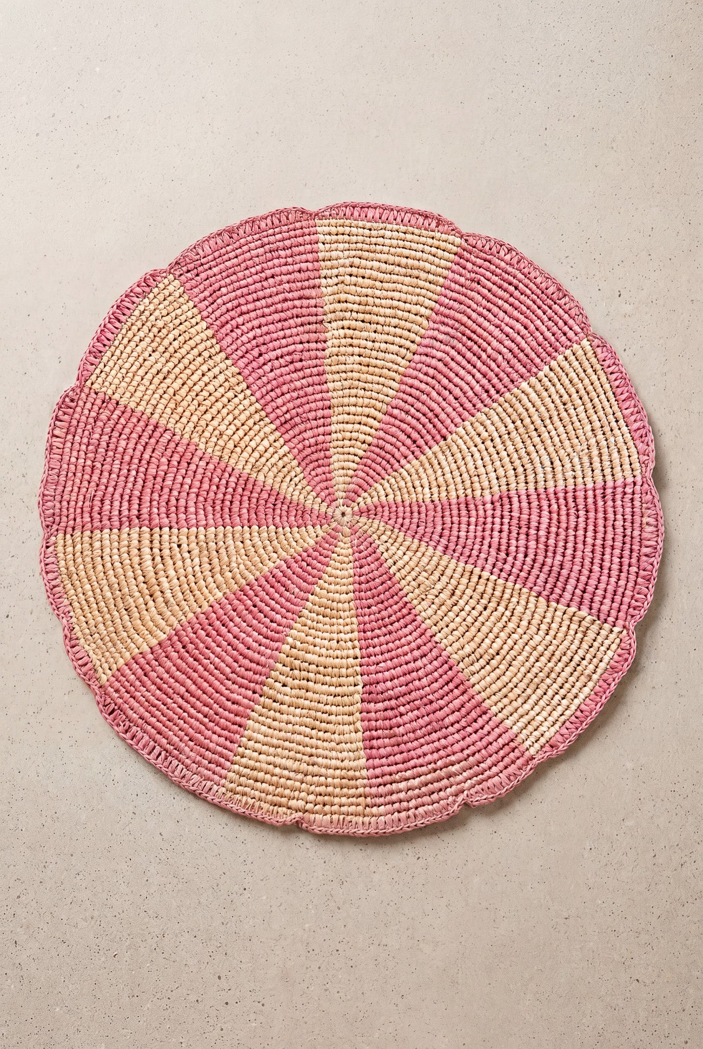 Pio rose rosette placemat