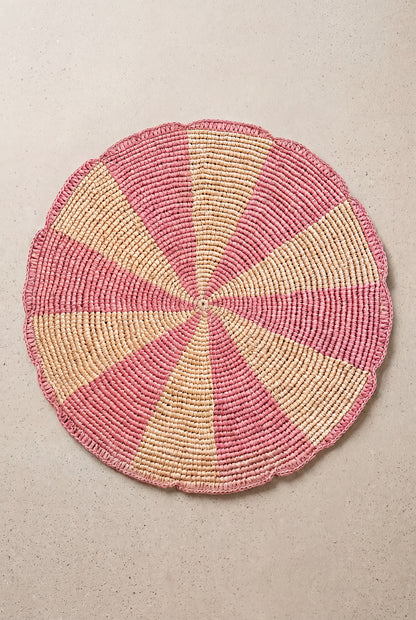Pio rose rosette placemat