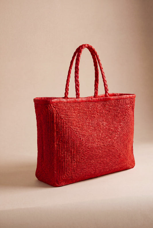 GRAND PANIER MILA - ROUGE
