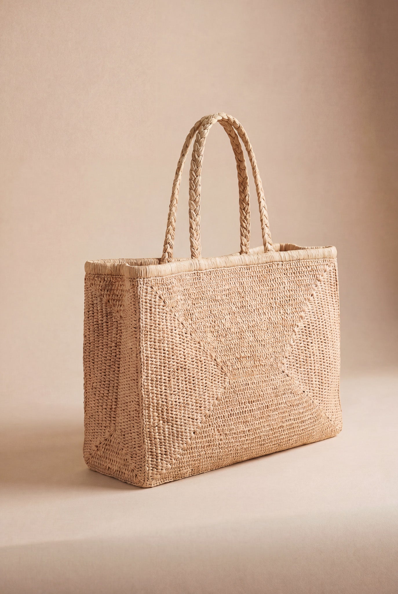 LARGE MILA BASKET - NATURAL
