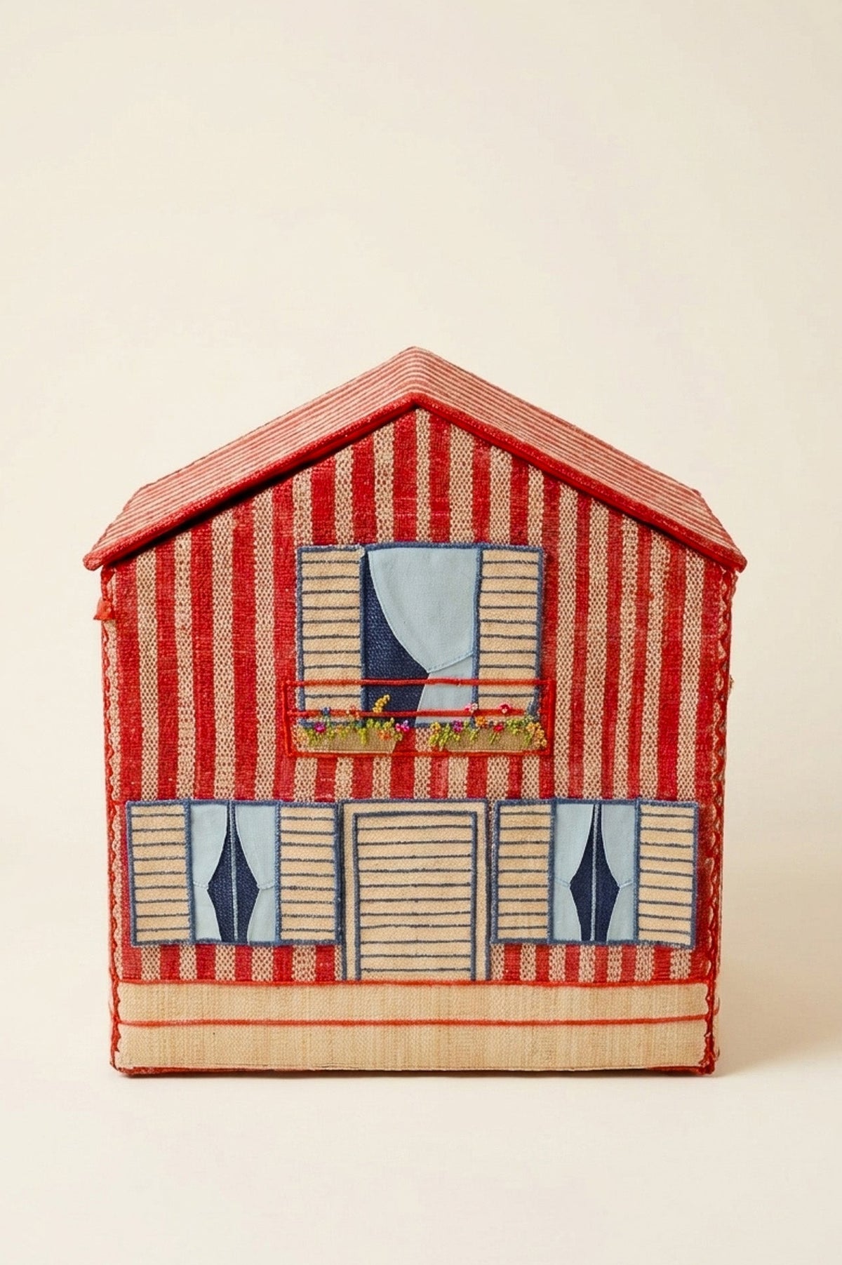 Coffre de rangement raphia – Maison Basque