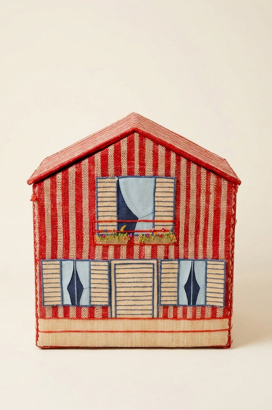 Coffre de rangement raphia – Maison Basque