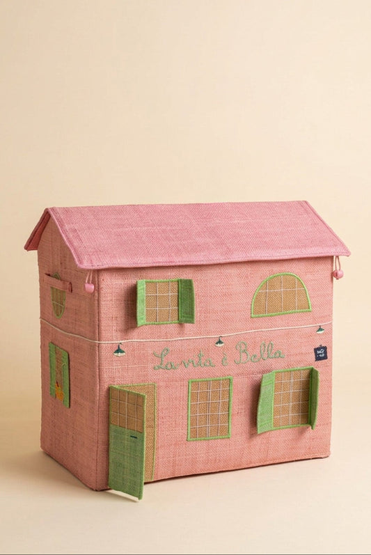 Coffre de rangement raphia – Maison Vita é Bella