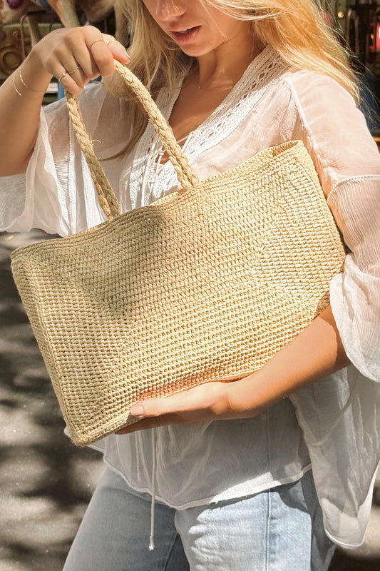 Panier raphia naturel - Suzie