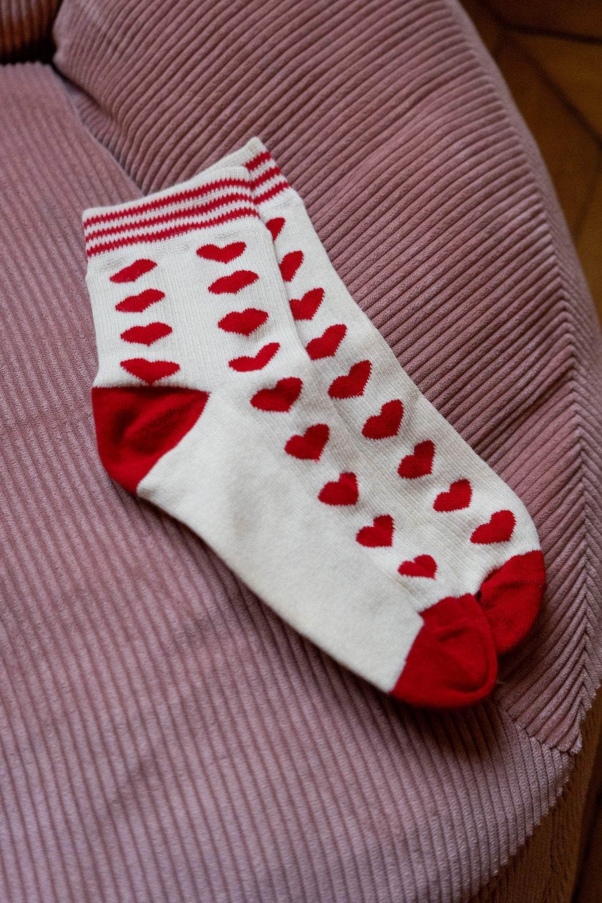 Chaussettes Amour - chaussettes femme enfant motif assorti