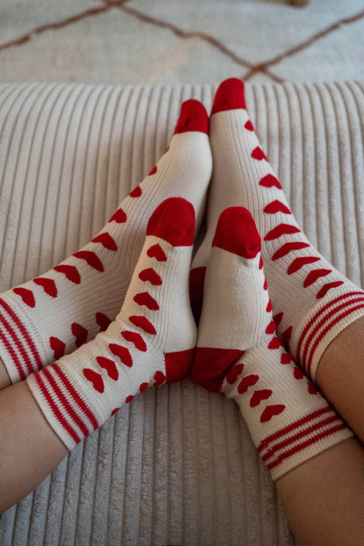 Chaussettes Amour - chaussettes matchy maman bébé Poumpoum