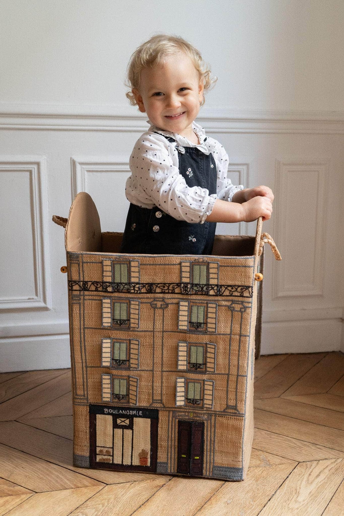 Maison Paris - intérieur coffre raphia Poumpoum Kids