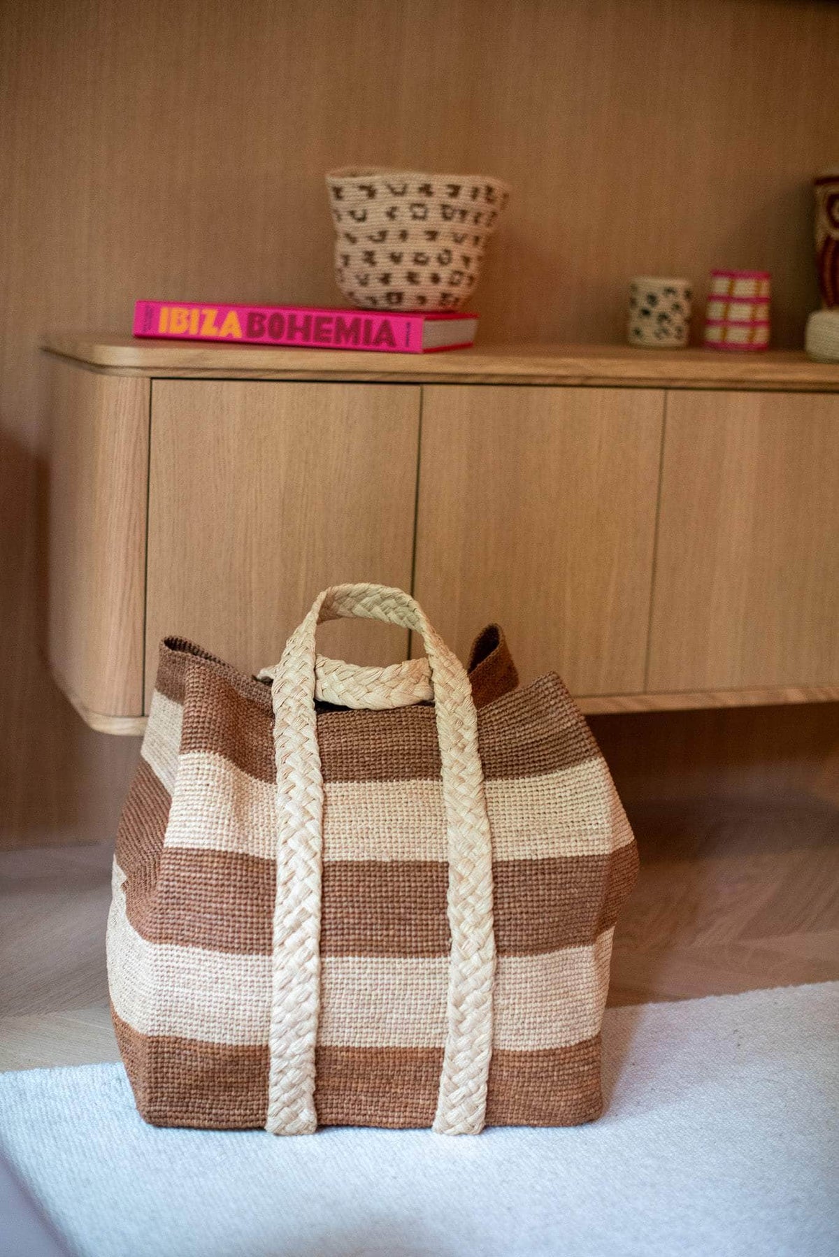 Panier Joia Maxi - cabas vacances fait main Madagascar