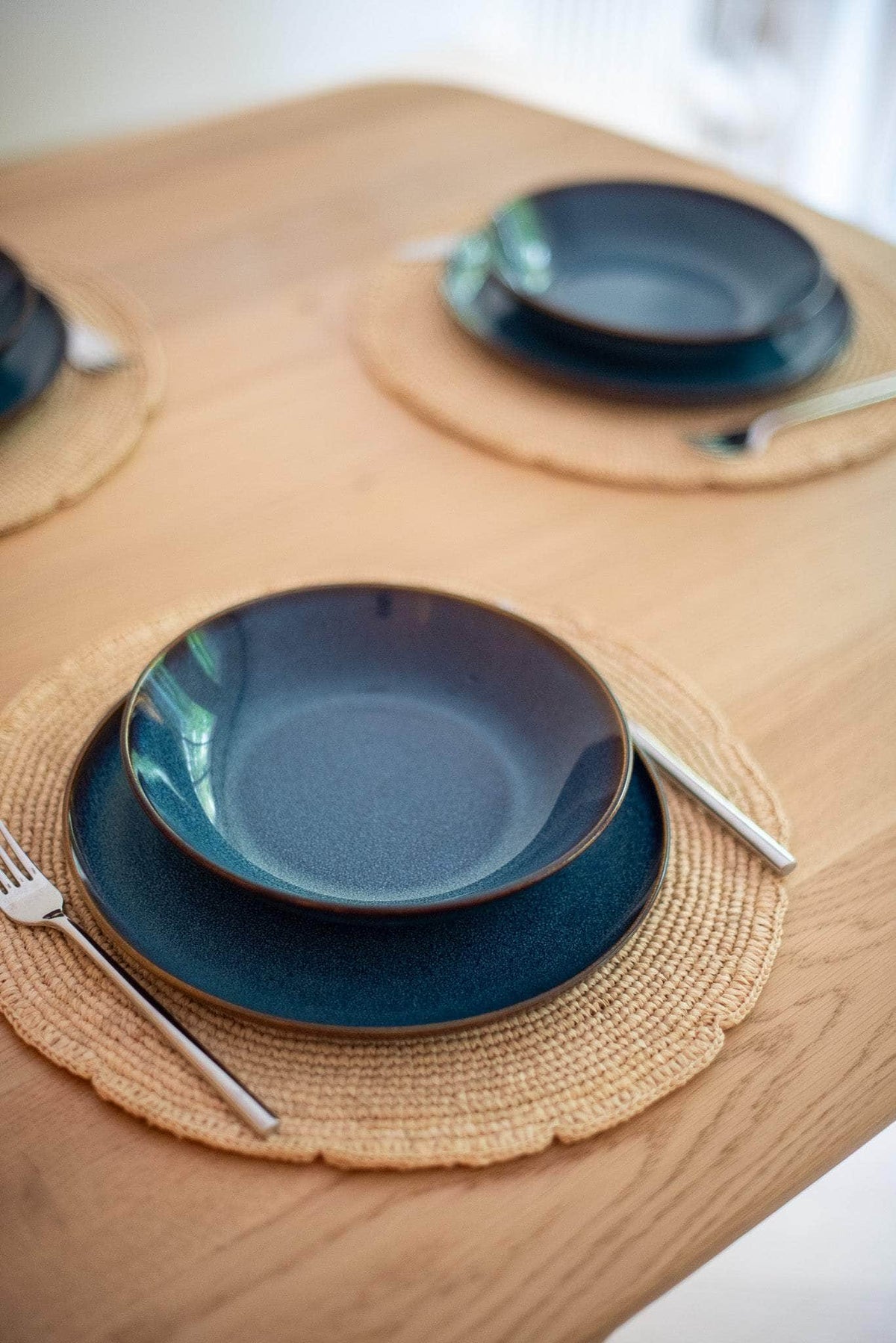 Set de table Pio Naturel - sous-assiette raphia fait main