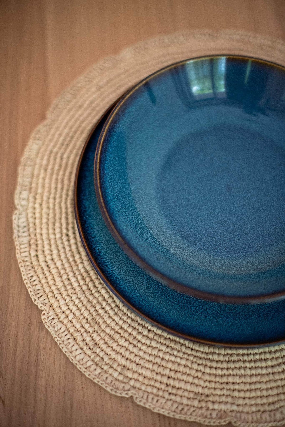 Set de table Pio Naturel - décoration table été raphia Madagascar