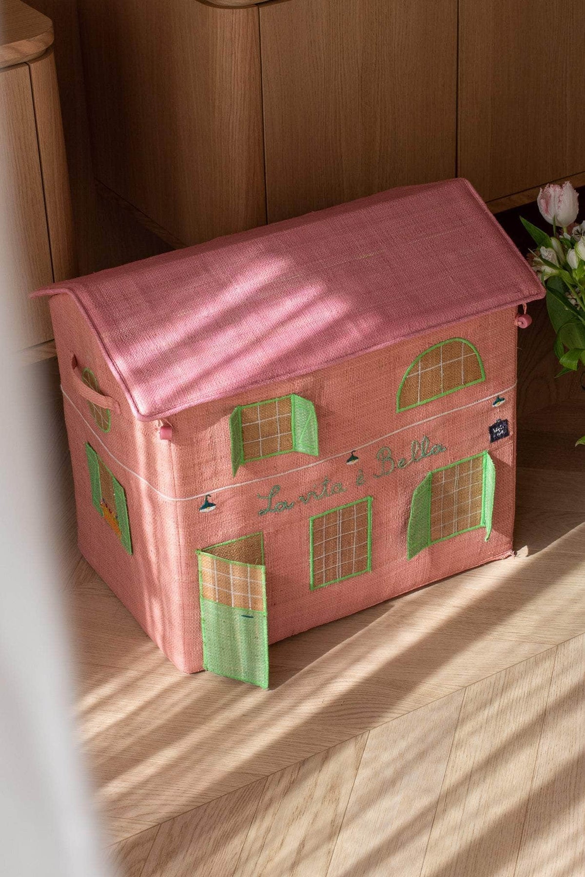 Maison Vita é Bella - intérieur coffre raphia Poumpoum Kids